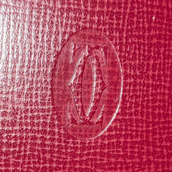 Vintage Cartier Cowhide Leather Credit Card Bifold Wallet NWOT - Picture 13 of 16
